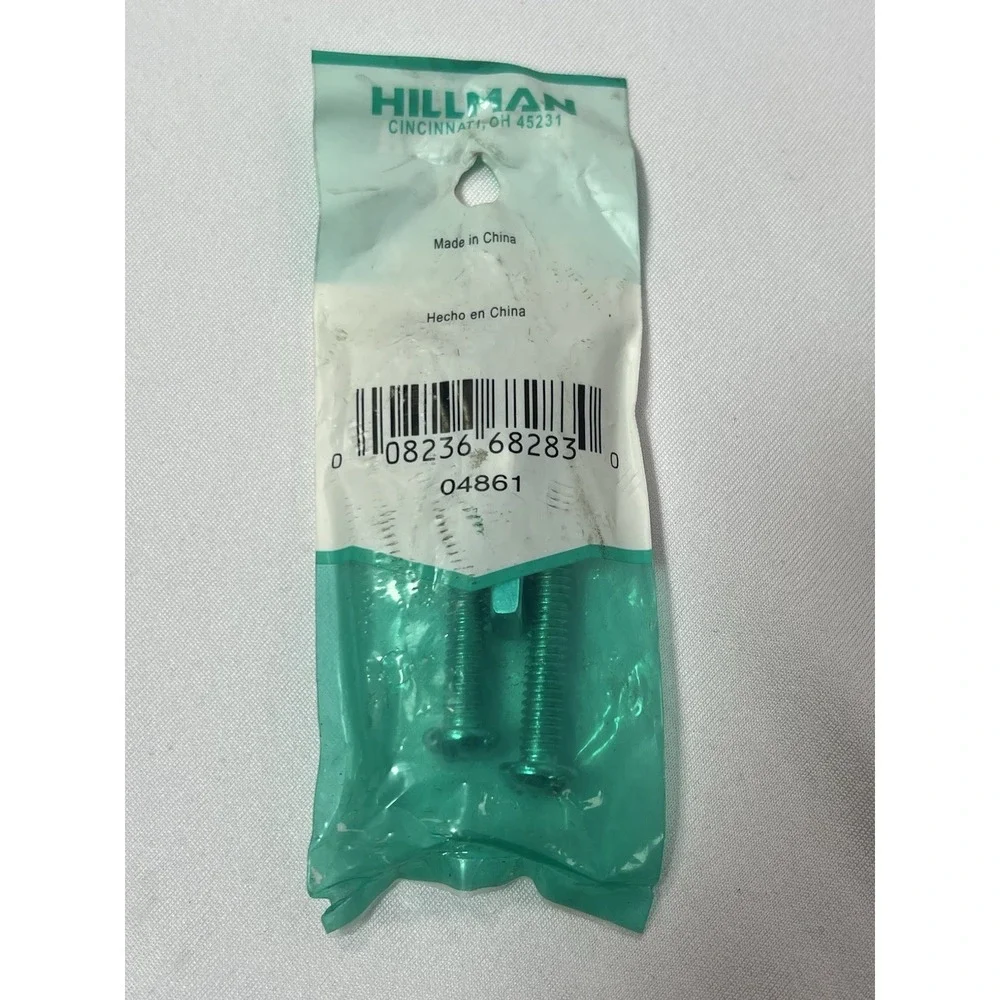 x9 -Machine Screws Bolts‎ 1/4-20x3 Hillman Combo RoundW/Nut Zinc 2 Pcs 491320